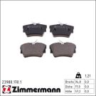 Zimmermann Bremsbelagsatz, Scheibenbremse 23980.170.1