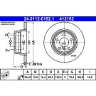 Bremsscheibe 24.0112-0152.1