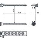 Mahle Wärmetauscher, Innenraumheizung BEHR AH 272 000S Mahle Wärmetauscher, Innenraumheizung BEHR AH 272 000S