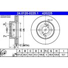 Bremsscheibe 24.0120-0225.1