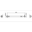 Metzger Bremsschlauch 4112006