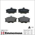 Zimmermann Bremsbelagsatz, Scheibenbremse 20833.175.1