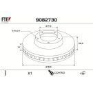 Bremsscheibe 9082730 Bremsscheibe 9082730