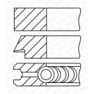 Goetze 4 x GOETZE Kolbenringsatz 08-148300-00