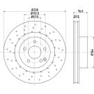 Bremsscheibe 8DD 355 127-461 Bremsscheibe 8DD 355 127-461