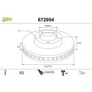 Bremsscheibe 672954