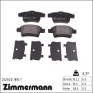 Zimmermann Bremsbelagsatz, Scheibenbremse 24540.165.1