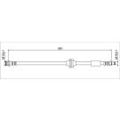 Metzger Bremsschlauch 4111779