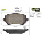 Valeo Bremsbelagsatz, Scheibenbremse OPTIPACK for LCV 872417