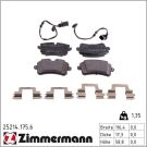Zimmermann Bremsbelagsatz, Scheibenbremse 25214.175.6
