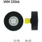 SKF Umlenk-/Führungsrolle, Keilrippenriemen VKM 33046