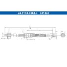 Bremsschlauch 24.5143-0564.3 Bremsschlauch 24.5143-0564.3