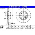 Bremsscheibe 24.0122-0142.1