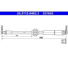 Bremsschlauch 24.5112-0463.3 Bremsschlauch 24.5112-0463.3
