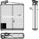 Wärmetauscher, Innenraumheizung AH 192 000P Wärmetauscher, Innenraumheizung AH 192 000P