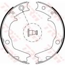 TRW Bremsbackensatz, Feststellbremse GS8479