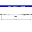 ATE Seilzug, Feststellbremse 24.3727-0832.2 ATE Seilzug, Feststellbremse 24.3727-0832.2