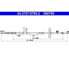 2 x ATE Seilzug, Feststellbremse 24.3727-0795.2