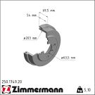 Zimmermann Bremstrommel Coat Z 250.1749.20