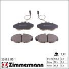 Zimmermann Bremsbelagsatz, Scheibenbremse 23602.195.1