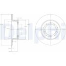 Delphi Bremsscheibe BG2799