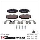 Zimmermann Bremsbelagsatz, Scheibenbremse 23172.180.1
