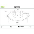 Bremsscheibe 673367