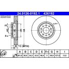 Bremsscheibe 24.0126-0192.1