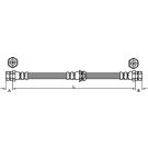 Metzger Bremsschlauch 4110119
