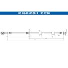 Bremsschlauch 83.8247-0388.3 Bremsschlauch 83.8247-0388.3