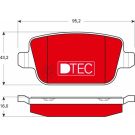 TRW Bremsbelagsatz, Scheibenbremse DTEC COTEC GDB1732DTE