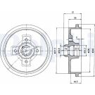 Delphi Bremstrommel BF310