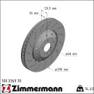 100.3369.70 Zimmermann Bremsscheibe Ø390 Formula Z gelocht 100.3369.70 Zimmermann Bremsscheibe Ø390 Formula Z gelocht