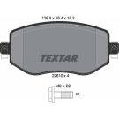 TEXTAR 2261001 Bremsbeläge für RENAULT MEGANE mit akustischer Verschleißwarnung, mit Schrauben TEXTAR 2261001 Bremsbeläge für RENAULT MEGANE mit akustischer Verschleißwarnung, mit Schrauben