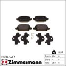 Zimmermann Bremsbelagsatz, Scheibenbremse 23284.140.1