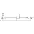 Metzger Bremsschlauch 4110986