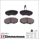 Zimmermann Bremsbelagsatz, Scheibenbremse 23917.195.1