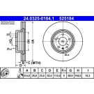 ATE Bremsscheibe PowerDisc 24.0325-0184.1