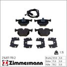 Zimmermann Bremsbelagsatz, Scheibenbremse 21487.170.2
