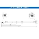 Bremsschlauch 24.5131-0495.3 Bremsschlauch 24.5131-0495.3