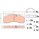 TRW Bremsbelagsatz, Scheibenbremse GDB5067