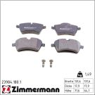 Zimmermann Bremsbelagsatz, Scheibenbremse 23984.180.1