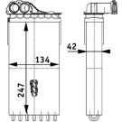 Mahle Wärmetauscher, Innenraumheizung BEHR Premium Line AH 112 000P