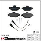 Zimmermann Bremsbelagsatz, Scheibenbremse 21436.170.6