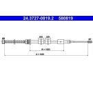 2 x ATE Seilzug, Feststellbremse 24.3727-0819.2