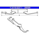 ATE Feder, Bremssattel 11.8116-0237.1