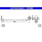 Bremsschlauch 24.5143-0344.3 Bremsschlauch 24.5143-0344.3