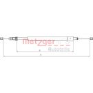 Metzger Seilzug, Feststellbremse 10.4578