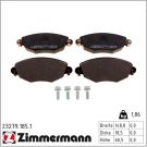 Zimmermann Bremsbelagsatz, Scheibenbremse 23279.185.1
