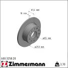 Zimmermann Bremsscheibe Coat Z 600.3258.20